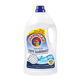 Detergent de rufe lichid Chanteclair Curatare Profunda, 3.6 l, 80 spalari, indeparteaza petele dificile, formula potentata cu degresant, activ la rece, toate tipurile de tesaturi, pentru masina de spalat automata, format maxi - - Roveli
