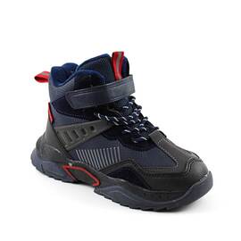Ghete sport , imblanite , pentru copii , cu talpa groasa C40115-1-BLUE, Culoare (12): Bleumarin, Marime (12): 32 - - Roveli