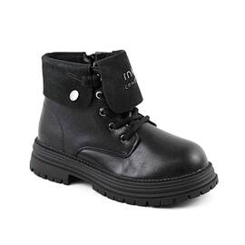 Bocanci copii , imblaniti , cu talpa groasa C31076-BLACK, Culoare (12): Negru, Marime (12): 32 - - Roveli