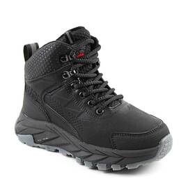 Ghete sport , imblanite , pentru copii , cu talpa groasa C40358-BLACK, Culoare (12): Negru, Marime (12): 32 - - Roveli