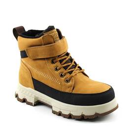Bocanci impermeabili pentru copii , cu talpa antiaderenta C40319-3-KAKI, Culoare (12): Camel, Marime (12): 32 - - Roveli