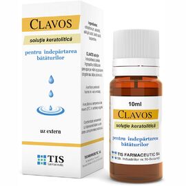 Clavos Solutie Keratolitica 10 ml Tis Farmaceutic - - Roveli