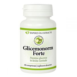 Glicemonorm Forte 60 comprimate Dacia Plant - - Roveli