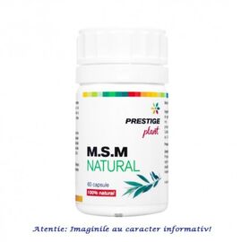MSM Natural 60 capsule Prestige Plant - - Roveli