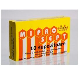 Miprosept 10 supozitoare Institutul de Cercetare-Dezvoltare pentru Apicultura - - Roveli