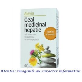Ceai Hepatic Medicinal 40 plicuri Alevia - - Roveli