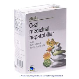 Ceai Hepatobiliar Medicinal 50 g Alevia - - Roveli