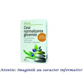 Ceai Normalizarea Glicemiei 40 plicuri Alevia - - Roveli