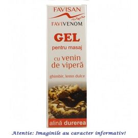 FaviVenom Gel pentru Masaj cu Venin de Vipera 50 ml Favisan - - Roveli