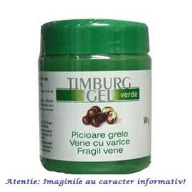 Gel Verde pentru Picioare Grele, Vene cu Varice 500 g Timburg Transrom - - Roveli