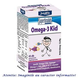 Omega 3 Kid pentru Copii 45 comprimate masticabile JutaVit - - Roveli