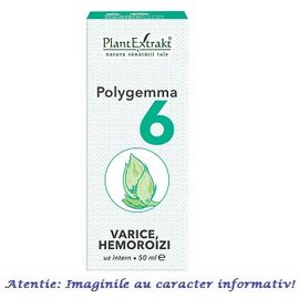 Polygemma 6 Varice, Hemoroizi 50 ml PlantExtrakt - - Roveli
