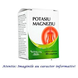 Roveli - Potasiu Magneziu 40 comprimate Vitalia Pharma-