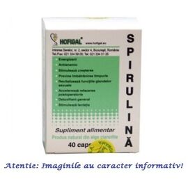 Spirulina 500 mg 40 capsule Hofigal - - Roveli