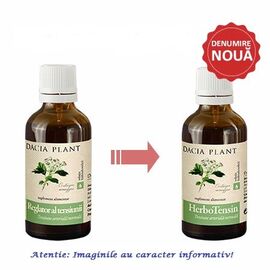 Tinctura HerboTensin (Reglator al Tensiunii) 50 ml Dacia Plant - - Roveli