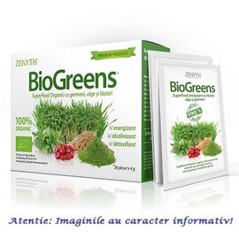 BioGreens cu Germeni, Alge si Lastari 28 plicuri Zenyth - - Roveli