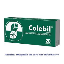 Colebil 20 drajeuri Biofarm - - Roveli