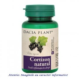 Cortizon Natural 60 comprimate Dacia Plant - - Roveli