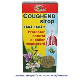 Sirop Coughend fara Zahar 100 ml Ayurmed - - Roveli