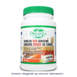 Ginseng Rosu Korean 100 capsule Organika - - Roveli