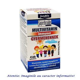 Multivitamine Immuner pentru Copii 45 comprimate masticabile JutaVit - - Roveli