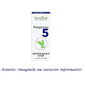 Polygemma 5 Cavitate Bucala si Gat 50 ml PlantExtrakt - - Roveli