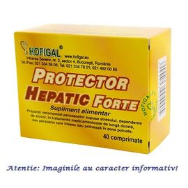 Protector Hepatic Forte 40 comprimate Hofigal - - Roveli