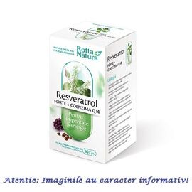 Resveratrol Forte + Coenzima Q10 30 capsule Rotta Natura - - Roveli
