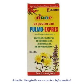 Sirop Expectorant Pulmo-Expres 200 ml Elidor - - Roveli