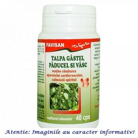 Talpa Gastei, Paducel si Vasc 40 capsule Favisan - - Roveli