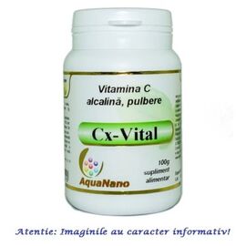 Cx-Vital Vitamina C Alcalina Tamponata Pulbere 100 g AquaNano - - Roveli