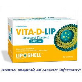 Vitamina D Lipozomala 4000 UI 30 plicuri Liposhell - - Roveli