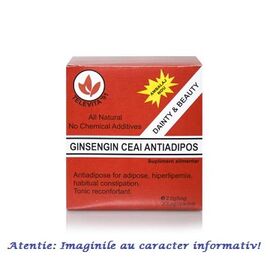 Ceai Antiadipos Cu Ginseng 30 plicuri Stef Mar - - Roveli