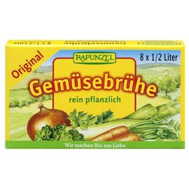 Cuburi de supa de legume bio original 84g Rapunzel - - Roveli