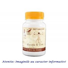 Garcinia si Crom 60 capsule Pro Natura - - Roveli