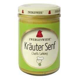Mustar bio cu ierburi de Provance FARA GLUTEN 160ml Zwergenwiese - - Roveli