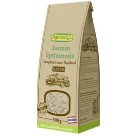 Orez bio Jasmin natur cu bob lung  500g Rapunzel - - Roveli