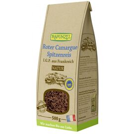 Orez rosu bio Camargue natur 500g Rapunzel - - Roveli