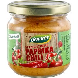 Pate vegetal bio cu ardei si chili 180g Dennree - - Roveli