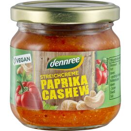 Pate vegetal cu ardei si caju 180g Dennree - - Roveli