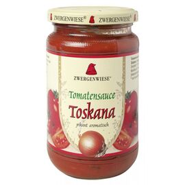 Sos bio de tomate Toskana picant  340ml Zwergenwiese - - Roveli