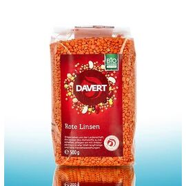 Linte rosie bio 500g Davert - - Roveli