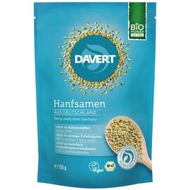 Seminte de canepa in coaja 150g Davert - - Roveli