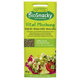 Amestec de seminte bio  pentru germinat 40g BioSnacky Rapunzel - - Roveli
