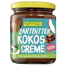 Crema de ciocolata amaruie cu cocos bio 250g Rapunzel - - Roveli