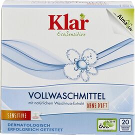 Detergent pentru rufe cu nuci de sapun fara parfum 1.1kg Klar - - Roveli