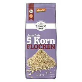 Fulgi din 5 cereale FARA GLUTEN 475g BauckHof - - Roveli