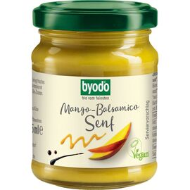 Mustar cu mango si otet balsamic FARA GLUTEN 125ml Byodo - - Roveli
