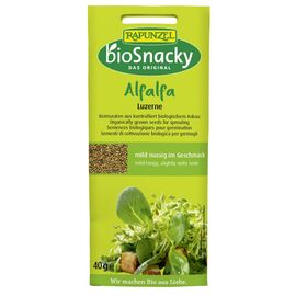 Seminte de lucerna ecologica pentru germinat 40g BioSnacky Rapunzel - - Roveli