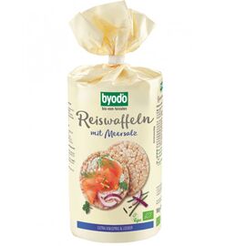 Vafe bio din orez integral cu sare FARA GLUTEN 100g Byodo - - Roveli